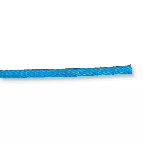 HELLERMANNTYTON Sleeving, Braid, 4 mm, Blue, 25M, 176-50030