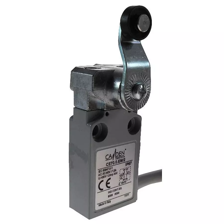 CAMDENBOSS Limit Switch, Roller, Nylon, Cable, CE70.0.EM/2