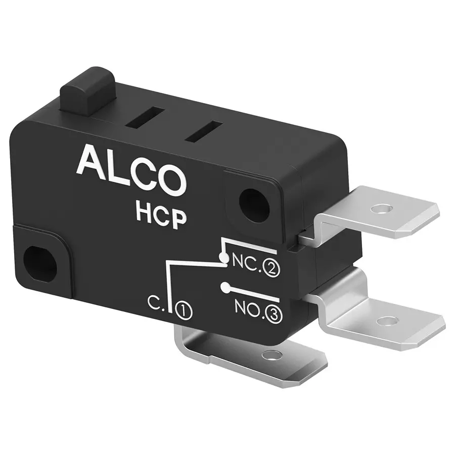 ALCOSWITCH - TE CONNECTIVITY Microswitch, Spdt, 16A, 250Vac, HCP16DTE0S04.