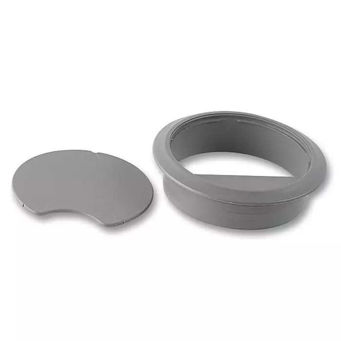 PRO POWER Desk Cable Tidy, 80 mm, Grey, 22008