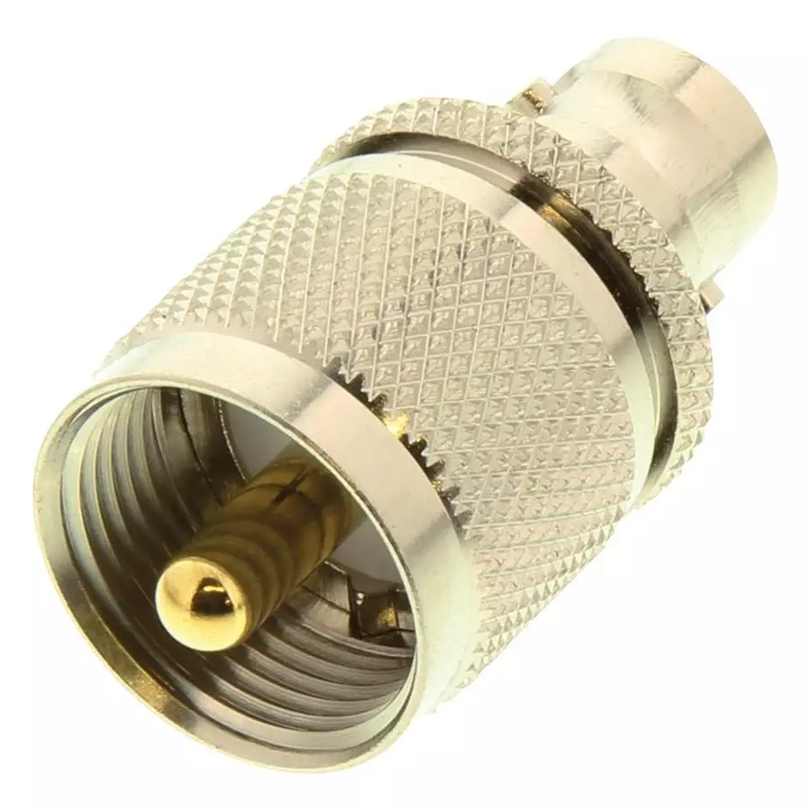 POMONA Rf/Coaxial Adapter, Bnc Jack-Uhf Plug, 3286