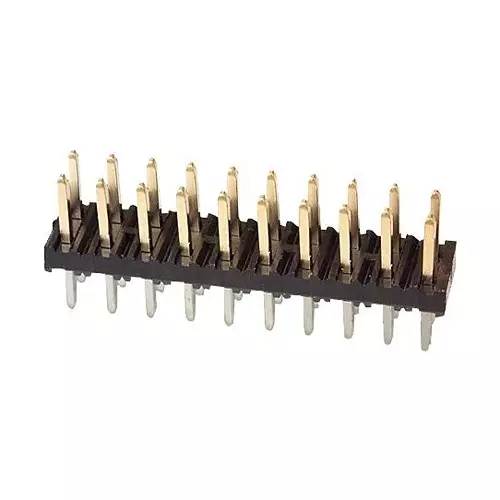 NORCOMP Connector, Header, 10Pos, 2Row, 2 mm, 26641001RP2