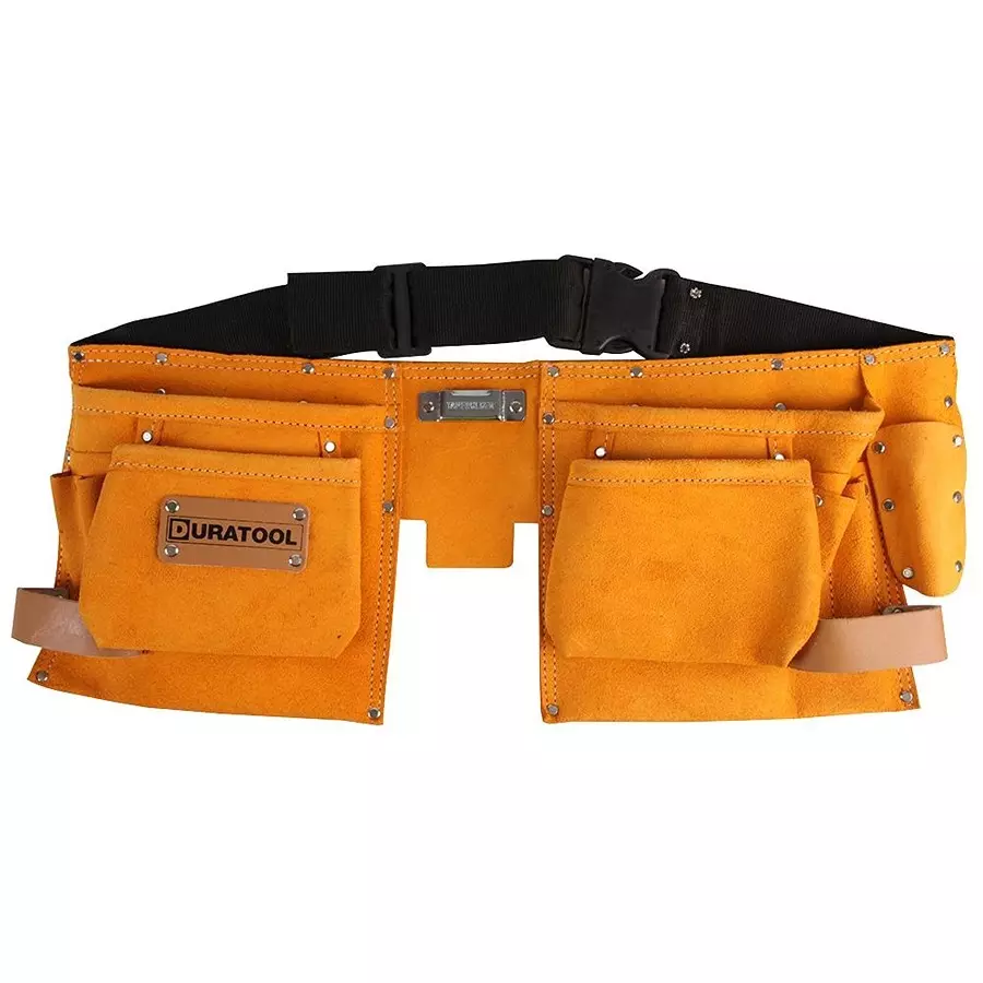 DURATOOL Tool Belt, Leather, D02354