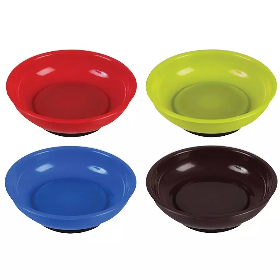 DURATOOL Magnetic Tray, 108X22 mm, Abs, Pk4, D03162 (Pack of 4)