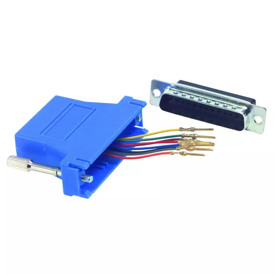 Multicomp ADAPTER, DB-25 MALE RJ45, SPC15279
