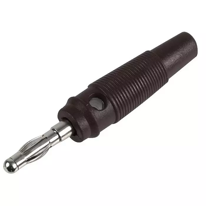 Multicomp PLUG, 16A, 4MM, CABLE, BLACK, A-1.126.N.B