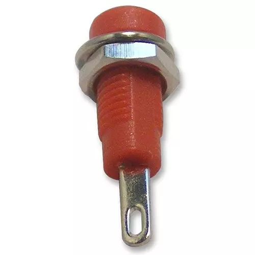 Multicomp SOCKET, 2MM, PANEL, RED, 24.102.1