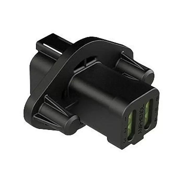 AMPHENOL SINE/TUCHEL RCPT HOUSING, 6POS, THERMOPLASTIC, BLK, AT04-6P-PM14