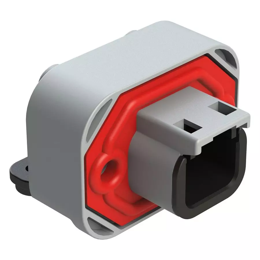 AMPHENOL SINE/TUCHEL AUTOMOTIVE CONN, 2POS, RCPT, 7.5A, 250V, ATM13-2P-BM01