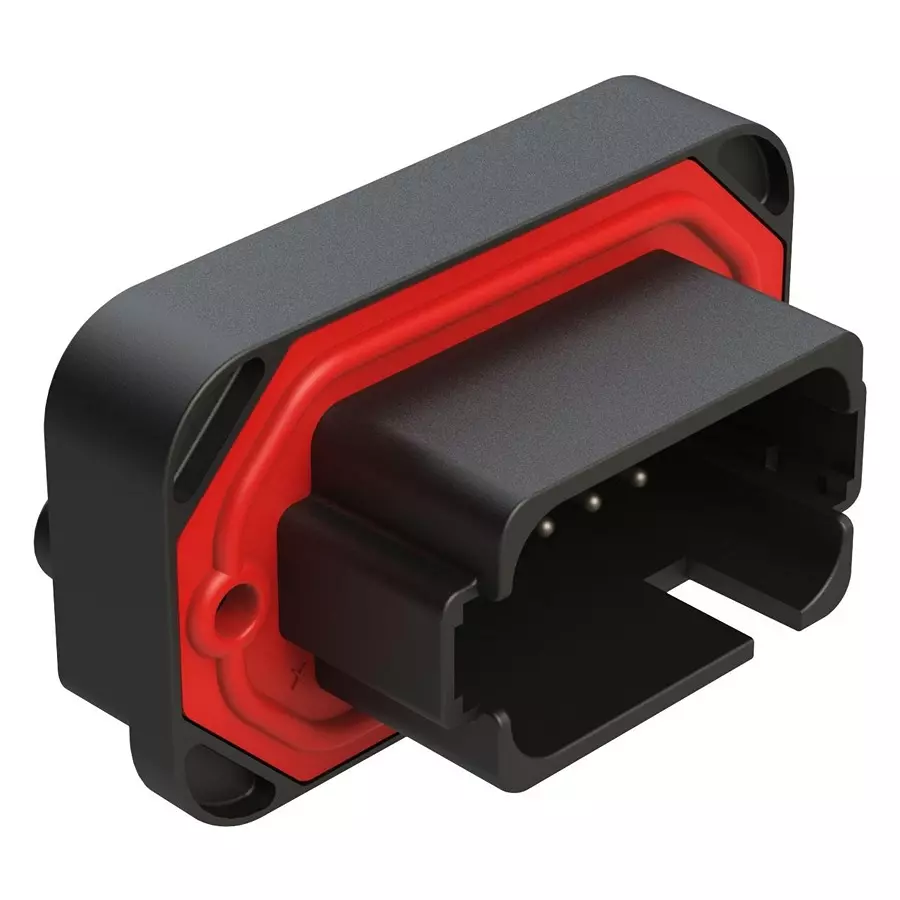 AMPHENOL SINE/TUCHEL AUTOMOTIVE CONN, RCPT, 18POS, 13A/250V, AT15-18PA-BM04BK.