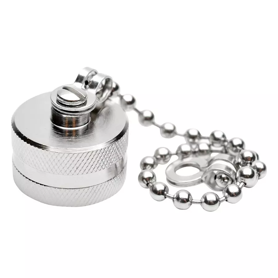 AMPHENOL SINE/TUCHEL PROTECTIVE CAP W/ CHAIN, MALE, C091 00U000 152 2