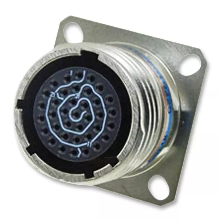 AMPHENOL AEROSPACE CIRCULAR CONNECTOR, RCPT, 15-18, PANEL, D38999/20JD18AA