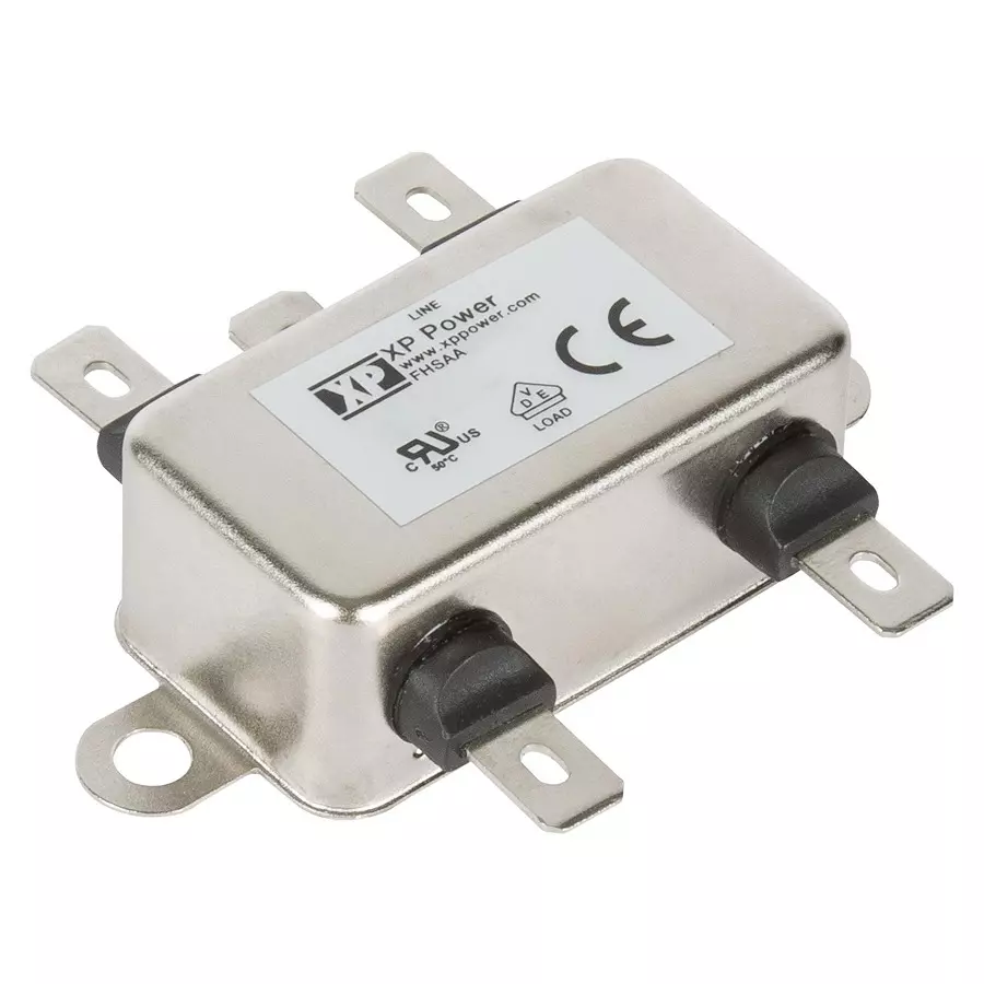 XP POWER POWER LINE FILTER, ITE, 600UH, 20A, QC, FHSAA20A2FR