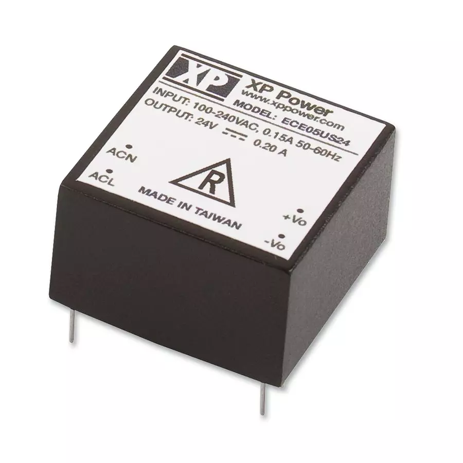 XP POWER POWER SUPPLY, 12V, 0.41A, 5W, PCB, ECE05US12