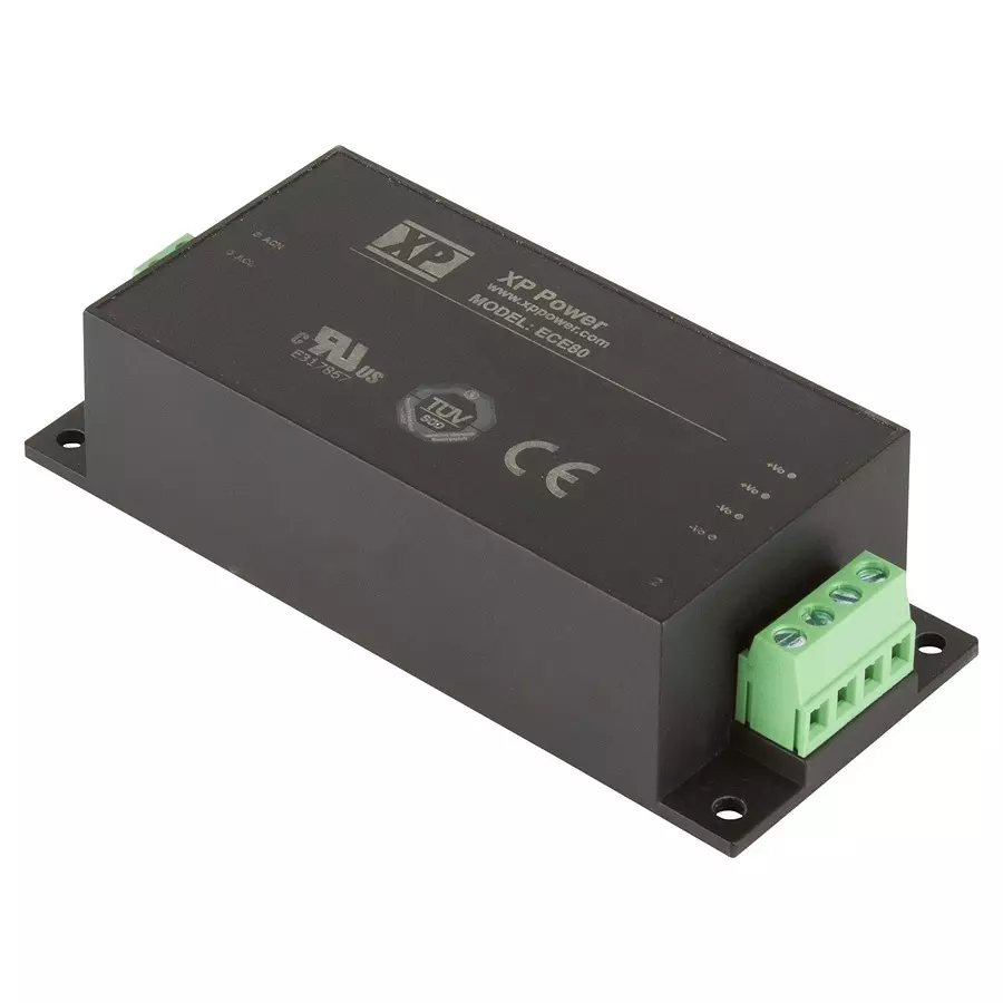 XP POWER POWER SUPPLY, AC-DC, 24V, 3.33A, ECE80US24-S