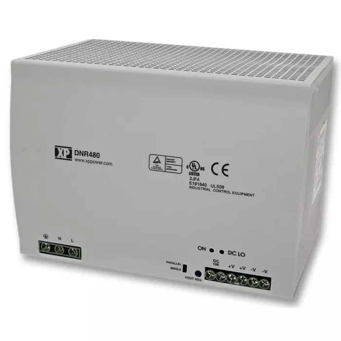XP POWER PSU, DIN RAIL, 480W, 48V, DNR480PS48-I