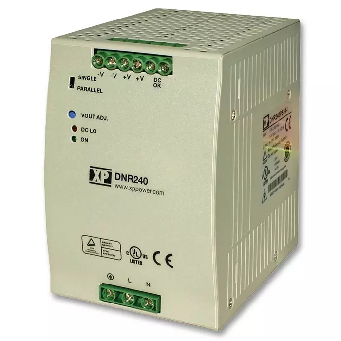 XP POWER PSU, DIN RAIL, 240W, 48V, DNR240PS48-I