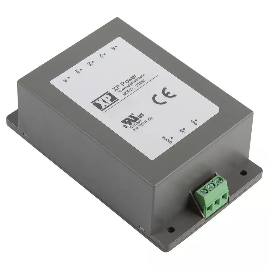 XP POWER DC-DC CONVERTER, 12V, 5A, DTE6024S12