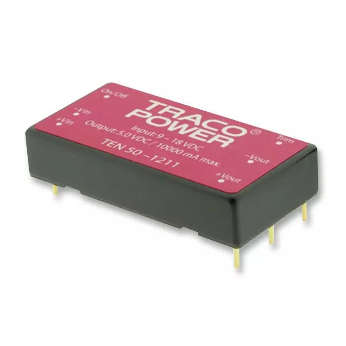 TRACO POWER DC/DC CONVERTER, 1 O/P, 4.12A, 12V, TEN 50-2412