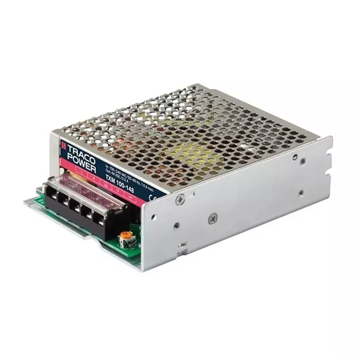 TRACO POWER POWER SUPPLY, AC-DC, 12V, 8.5A, TXM100-112