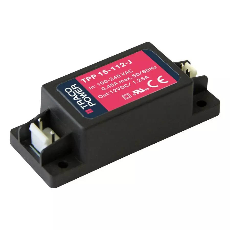 TRACO POWER POWER SUPPLY, AC-DC, 5V, 3A, TPP 15-105-J