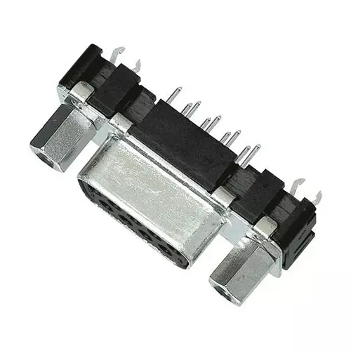Harting D Sub Connectors D-SUB CONN, RCPT, 9POS, TH, 09661117502