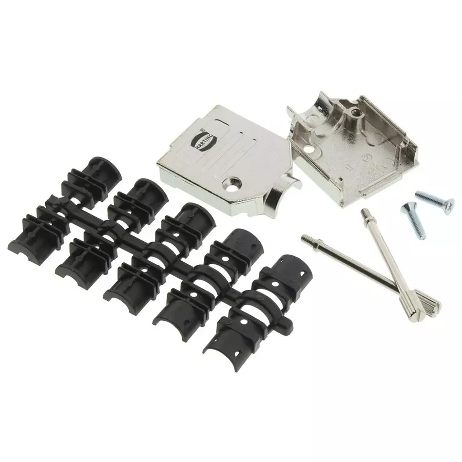 Harting D Sub Backshells D SUB BACKSHELL, 180DEG, SIZE DB, 09670250348