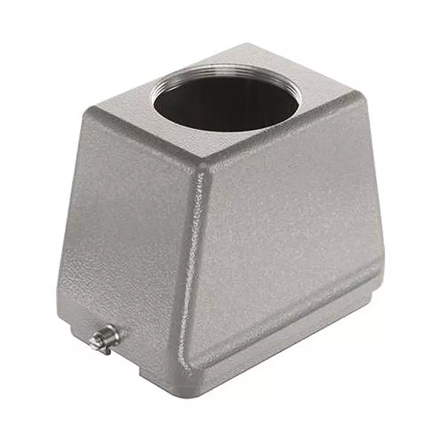 Harting Heavy Duty Hoods / Housings / Bases HEAVY DUTY CONN, 1 LEVER, SIZE 48B, 19300480450