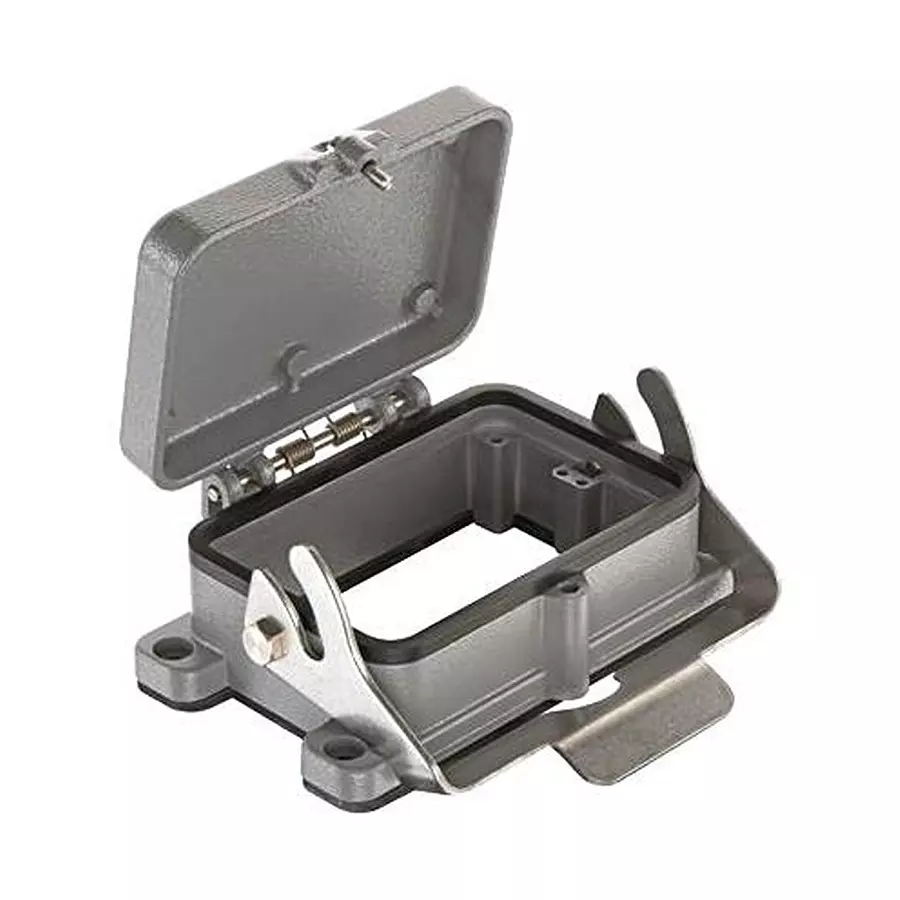 Harting Heavy Duty Hoods / Housings / Bases HEAVY DUTY CONN BASE, 1 LEVER, SIZE 48B, 09300480337