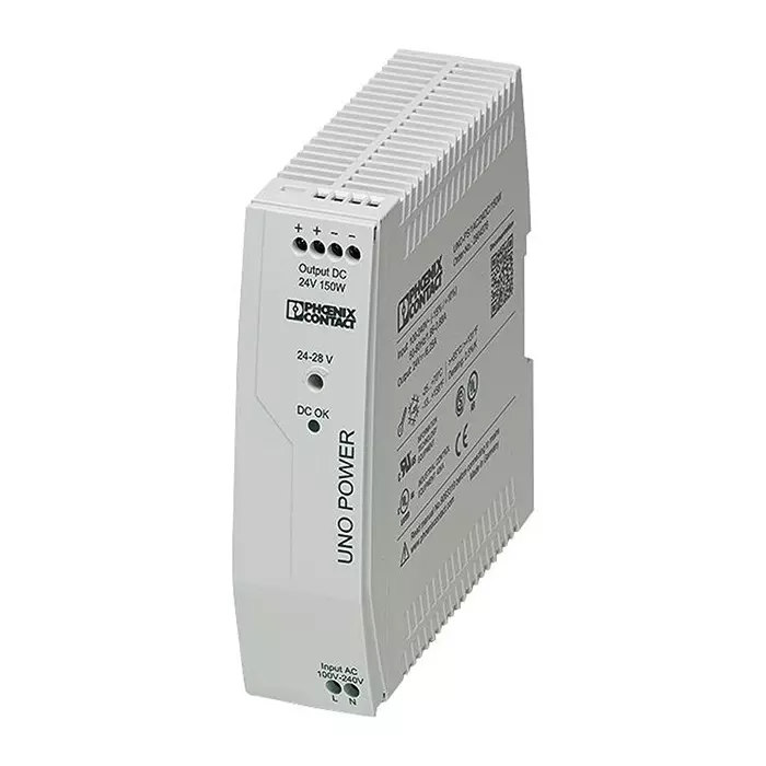 Phoenix Contact AC / DC DIN Rail Mount Power Supplies POWER SUPPLY, AC-DC, 24V, 6.25A, 2904376