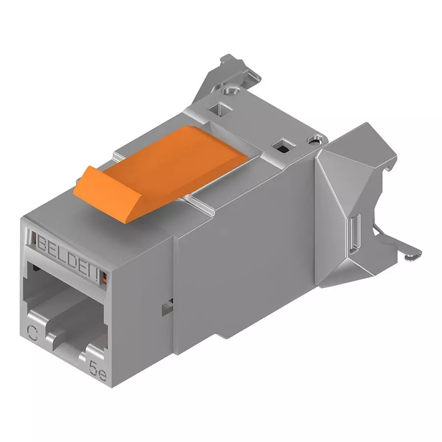 BELDEN RJ45/RJ11 CONNECTOR, JACK, 1PORT, CAT5E, RV5IJ2SME-B24