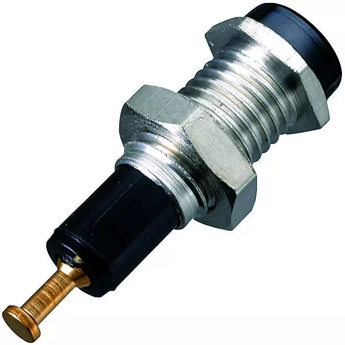 JOHNSON TIP JACK, 5700V, 10A, BLACK, 105-0203-200