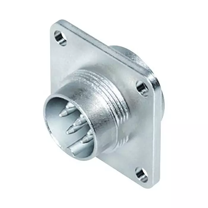 BINDER CIRCULAR CONNECTOR, PLUG, 4POS, FLANGE, 09-0111-300-04