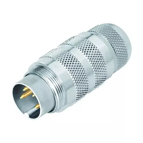BINDER CIRCULAR CONNECTOR, PLUG, 4POS, CABLE, 99-5109-40-04