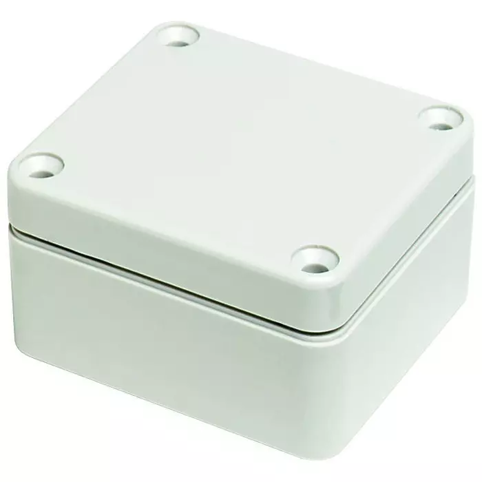 BUD ENCLOSURE JUNCTION BOX POLYCARBONATE GREY, PN-1323