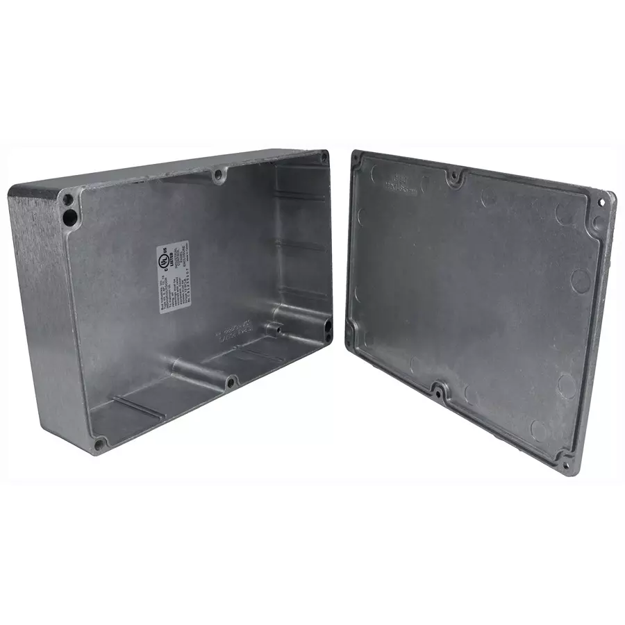 BUD ENCLOSURE, WALL, ALUMINIUM, NATURAL, AN-1307-A