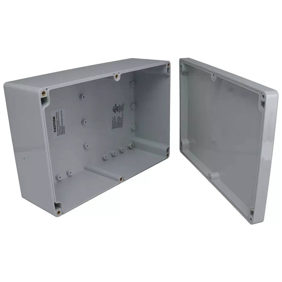 BUD ENCLOSURE, WALL MOUNT, PC, GREY, PN-1340-A
