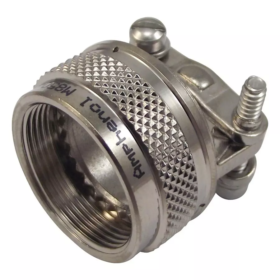 AMPHENOL PCD CIRCULAR STRAIN RELIEF, SIZE 15 ALUMINUM, M85049/38-15N