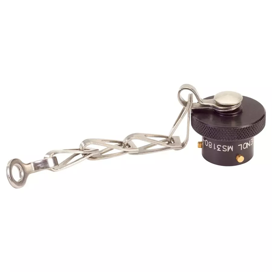 AMPHENOL PCD DUST CAP W/ CHAIN, PLUG, SIZE 10, MS3180-10CA