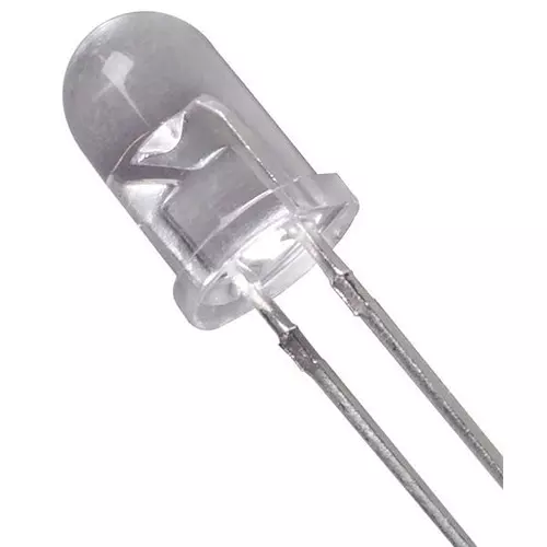 VCC LED, GREEN, T-1 3/4 (5MM), 100MCD, 570NM, VAOL-5701DE4