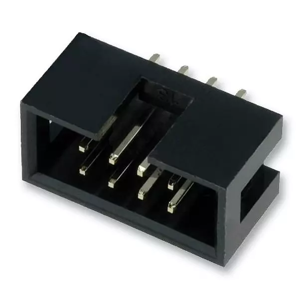 AMPHENOL COMMUNICATIONS SOLUTIONS HEADER, VERTICAL, 2.54MM, 8WAY, T821108A1S100CEU (Pack of 10)