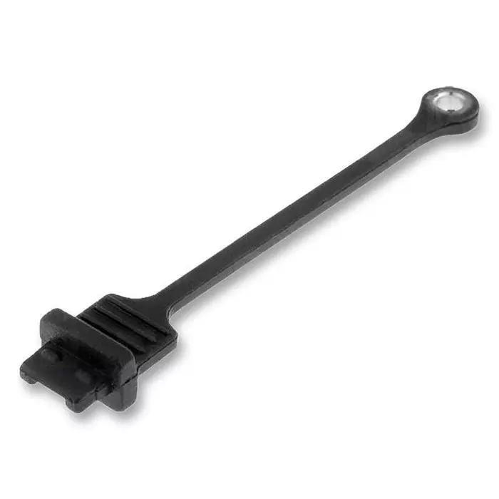 AMPHENOL COMMUNICATIONS SOLUTIONS DUST CAP, USB, MICRO, BLACK, MUSB-2K15-015BP