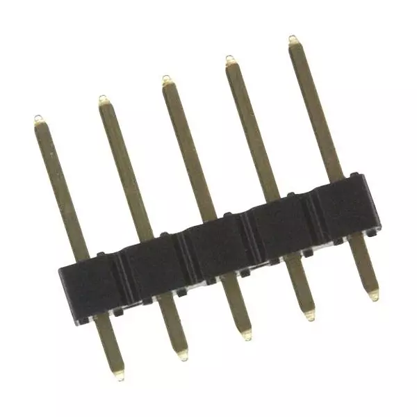 AMPHENOL COMMUNICATIONS SOLUTIONS CONNECTOR, HEADER, 5POS, 1ROW, 2.54MM, 69190-405HLF