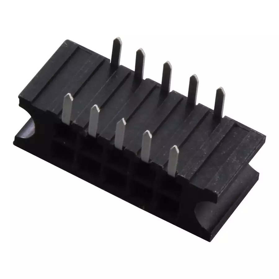 AMPHENOL COMMUNICATIONS SOLUTIONS CONN, R/A HEADER, 10POS, 2ROW, 2.54MM, 66527-005LF