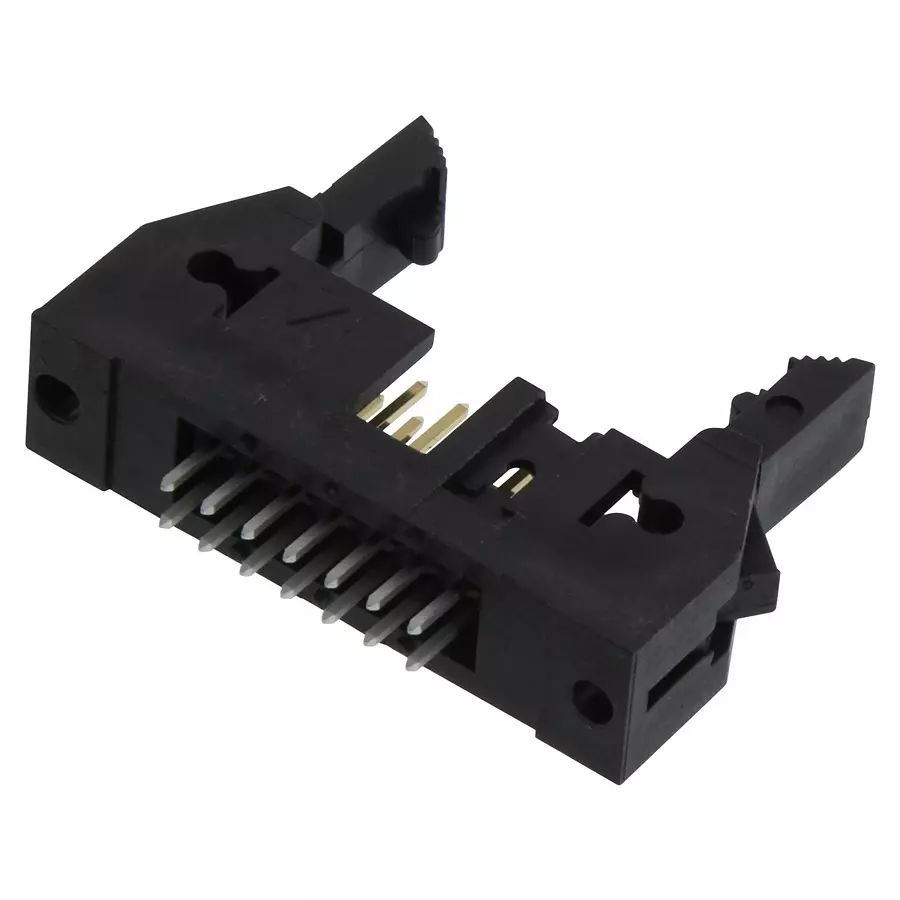 AMPHENOL COMMUNICATIONS SOLUTIONS CONN, HEADER, 14POS, 2ROW, 2.54MM, 65863-055LF