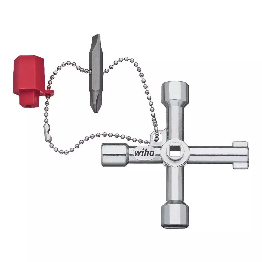 WIHA TOOLS SWITCH CABINET KEY CROSS SHAPE, 36114