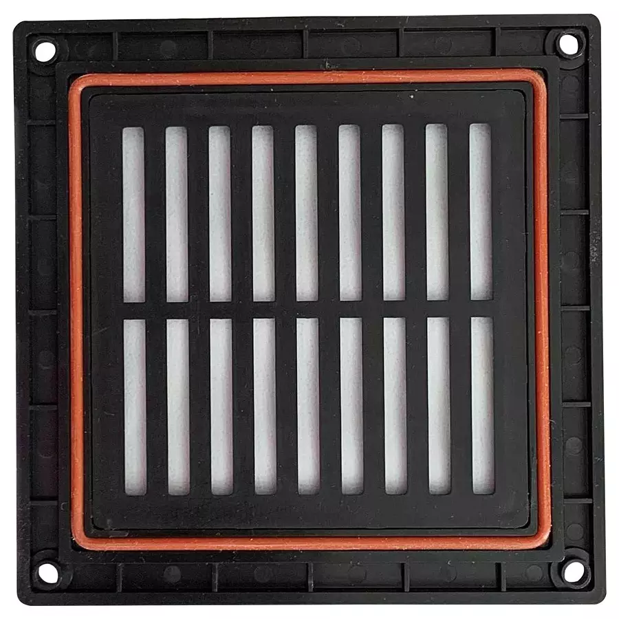 BUD INDUSTRIES IP65 RECTANGULAR VENT, PTFE, WHITE, IPV-65100-W