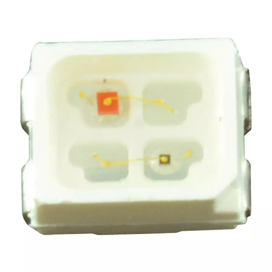 VCC LED, 2.4MM, RED / GREEN, PLCC-2, CMD6722SRUGCTR8