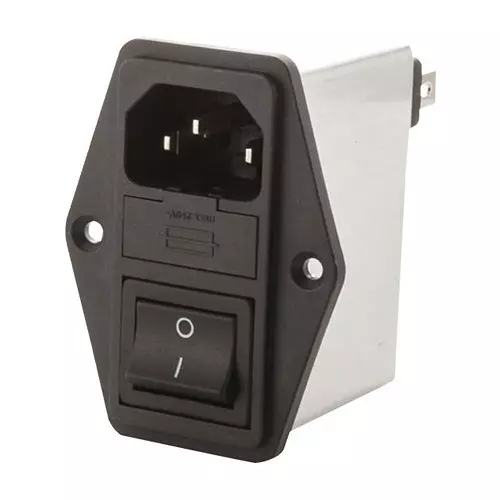 SCHAFFNER - TE CONNECTIVITY FILTER, 6A, 2 FUSE, SCREW IN, FN 284-6-06