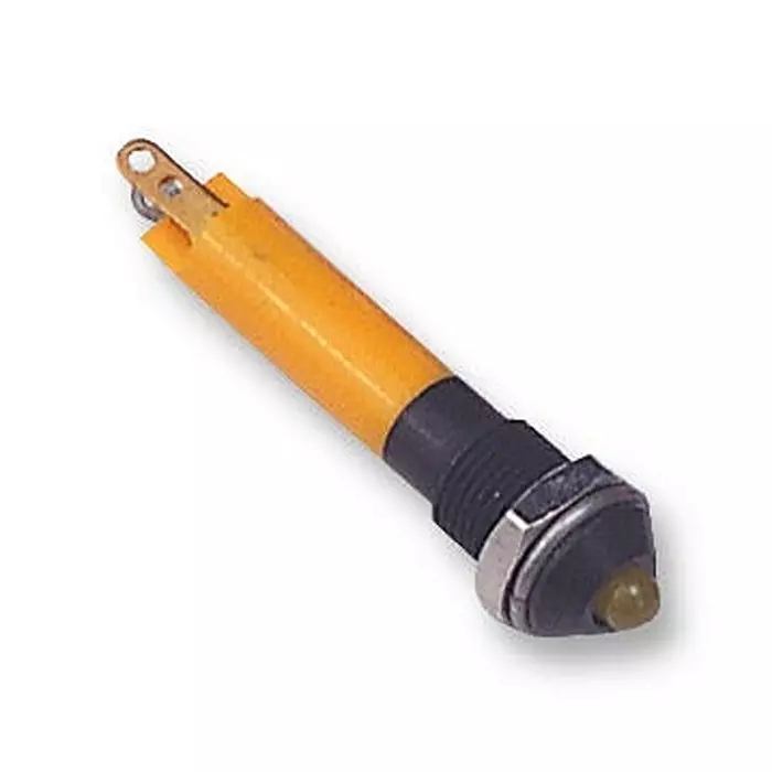 CML INNOVATIVE TECHNOLOGIES LED INDICATOR, 24V, YELLOW, 19021352